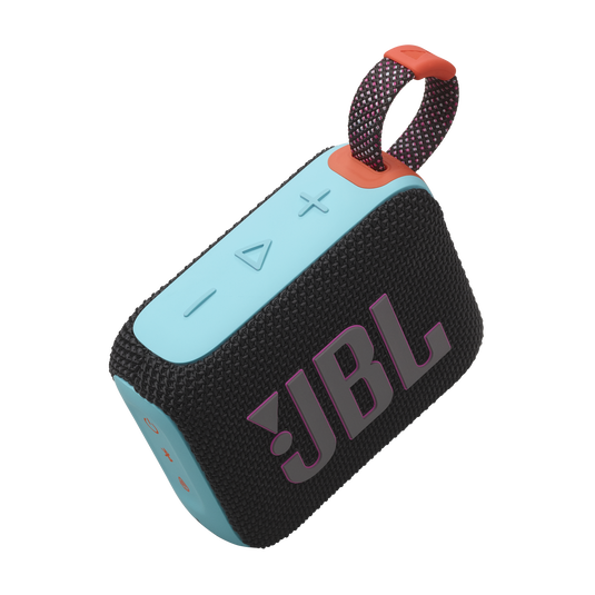 JBL Go 4 - Black and Orange - Ultra-Portable Bluetooth Speaker - Detailshot 3 image number null